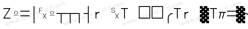 ZapfCalligr BT 常规(TrueType) (Wester字体转换